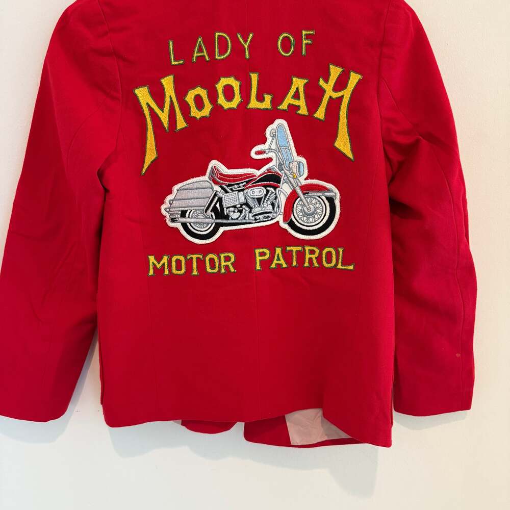 Women's Red Embroidered blazer Shriners Size small - Picture 2 of 5